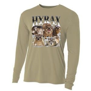 Funny Hyrax Oddly Specific Meme Animal For Family Cooling Performance Long Sleeve Crew