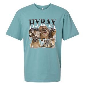 Funny Hyrax Oddly Specific Meme Animal For Family Sueded Cloud Jersey T-Shirt