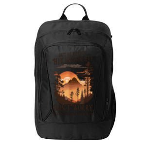 Funny Hiking Out Of Breath Hiking Society Gift For Hiker City Backpack