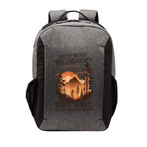 Funny Hiking Out Of Breath Hiking Society Gift For Hiker Vector Backpack