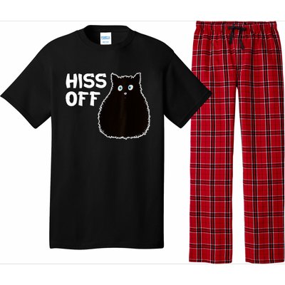 Funny Hiss Off Funny Gift Pajama Set