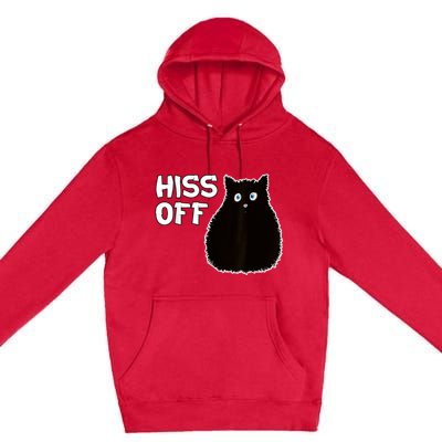 Funny Hiss Off Funny Gift Premium Pullover Hoodie