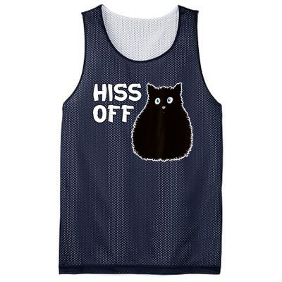 Funny Hiss Off Funny Gift Mesh Reversible Basketball Jersey Tank