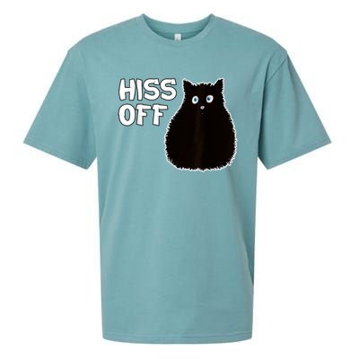 Funny Hiss Off Funny Gift Sueded Cloud Jersey T-Shirt