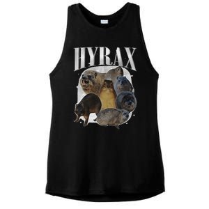 Funny Hyrax Oddly Specific Meme Animal For Family Gift Ladies PosiCharge Tri-Blend Wicking Tank