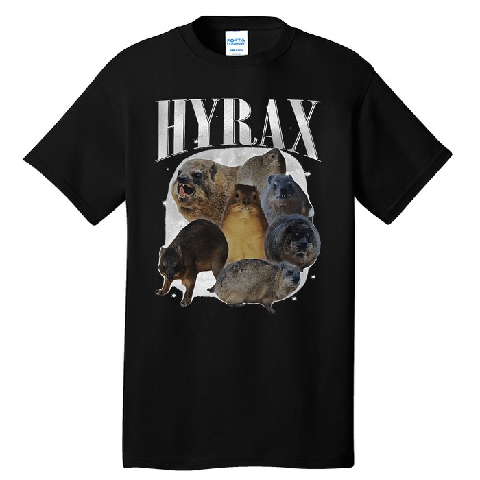 Funny Hyrax Oddly Specific Meme Animal For Family Gift Tall T-Shirt