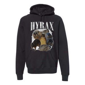 Funny Hyrax Oddly Specific Meme Animal For Family Gift Premium Hoodie