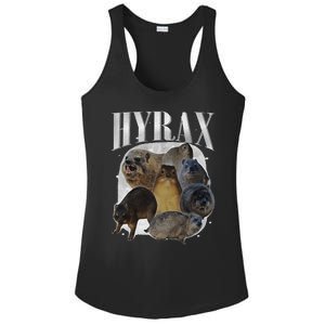 Funny Hyrax Oddly Specific Meme Animal For Family Gift Ladies PosiCharge Competitor Racerback Tank