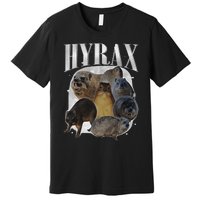 Funny Hyrax Oddly Specific Meme Animal For Family Gift Premium T-Shirt