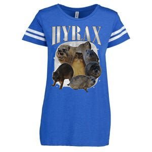 Funny Hyrax Oddly Specific Meme Animal For Family Gift Enza Ladies Jersey Football T-Shirt