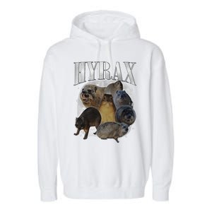 Funny Hyrax Oddly Specific Meme Animal For Family Gift Garment-Dyed Fleece Hoodie