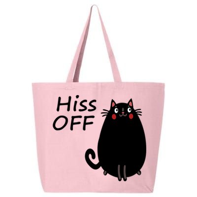 Funny Hiss Off Cat Lovers Quote 25L Jumbo Tote