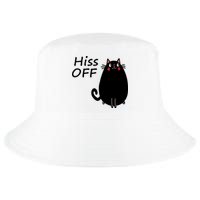 Funny Hiss Off Cat Lovers Quote Cool Comfort Performance Bucket Hat