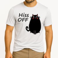 Funny Hiss Off Cat Lovers Quote Cooling Performance Crew T-Shirt