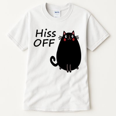 Funny Hiss Off Cat Lovers Quote Tall T-Shirt
