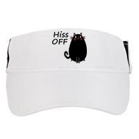 Funny Hiss Off Cat Lovers Quote Adult Drive Performance Visor