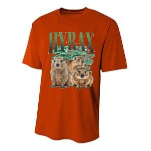 Funny Hyrax Oddly Specific Meme Animal For Family Performance Sprint T-Shirt