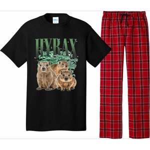 Funny Hyrax Oddly Specific Meme Animal For Family Pajama Set