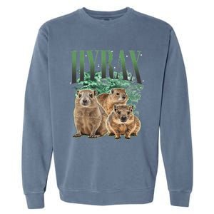 Funny Hyrax Oddly Specific Meme Animal For Family Garment-Dyed Sweatshirt