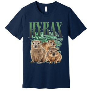 Funny Hyrax Oddly Specific Meme Animal For Family Premium T-Shirt