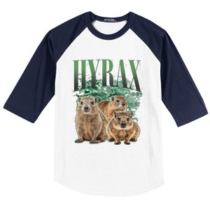 Funny Hyrax Oddly Specific Meme Animal For Family Baseball Sleeve Shirt