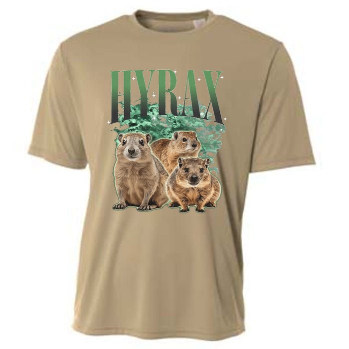 Funny Hyrax Oddly Specific Meme Animal For Family Cooling Performance Crew T-Shirt