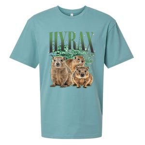 Funny Hyrax Oddly Specific Meme Animal For Family Sueded Cloud Jersey T-Shirt