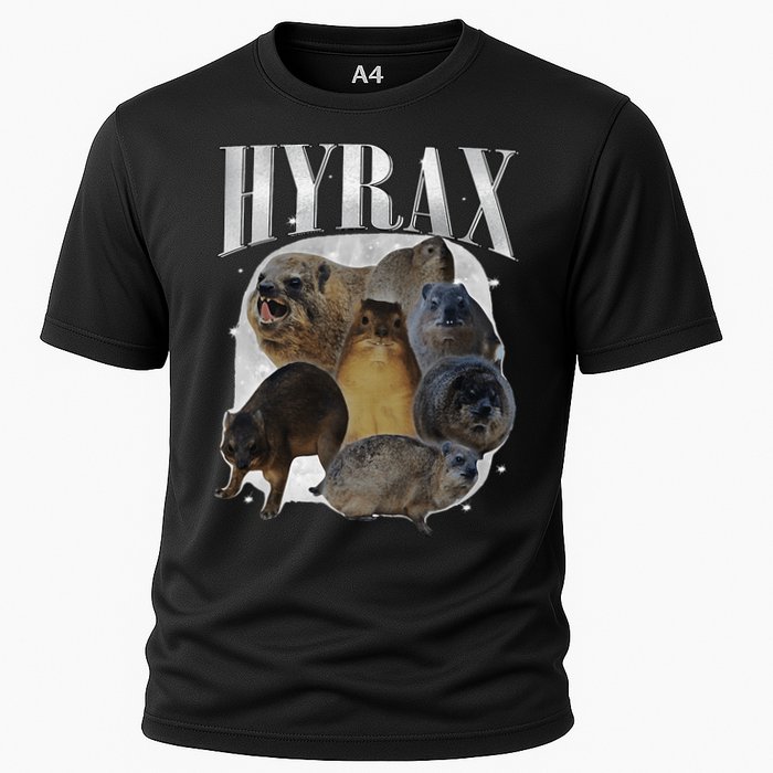 Funny Hyrax Oddly Specific Meme Animal For Family Cooling Performance Crew T-Shirt