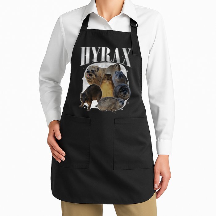 Funny Hyrax Oddly Specific Meme Animal For Family Apron