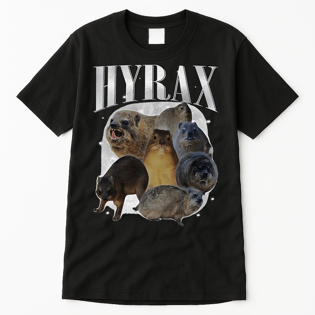 Funny Hyrax Oddly Specific Meme Animal For Family Tall T-Shirt