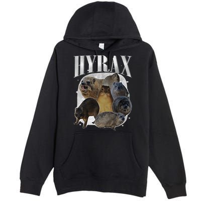 Funny Hyrax Oddly Specific Meme Animal For Family Premium Pullover Hoodie