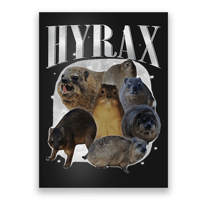 Funny Hyrax Oddly Specific Meme Animal For Family Poster