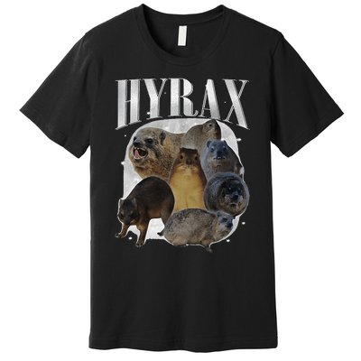 Funny Hyrax Oddly Specific Meme Animal For Family Premium T-Shirt