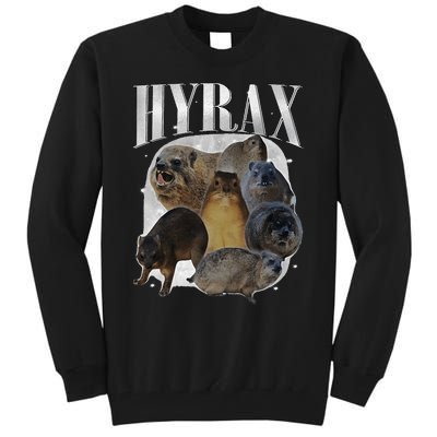 Funny Hyrax Oddly Specific Meme Animal For Family Tall Sweatshirt