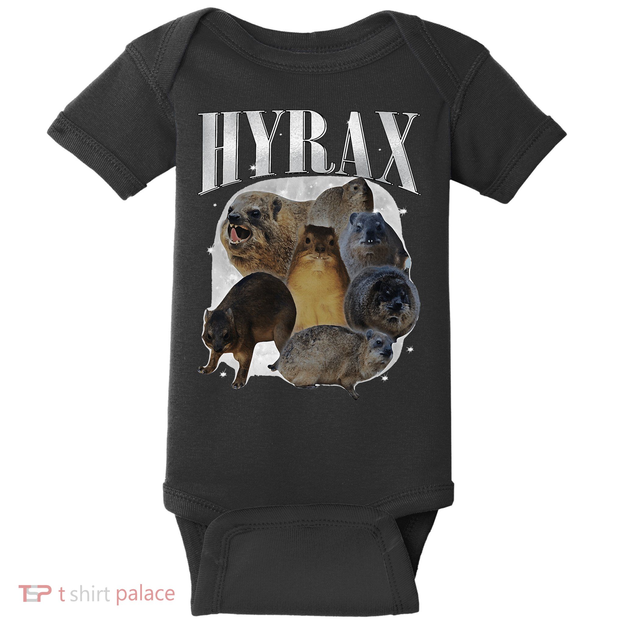Funny Hyrax Oddly Specific Meme Animal For Family Baby Bodysuit