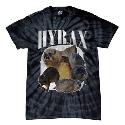 Funny Hyrax Oddly Specific Meme Animal For Family Tie-Dye T-Shirt