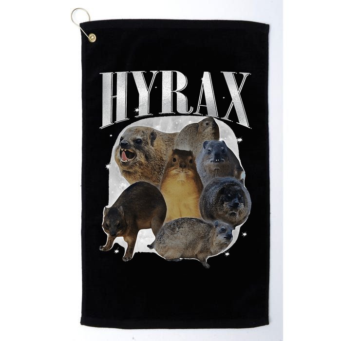 Funny Hyrax Oddly Specific Meme Animal For Family Golf Towel