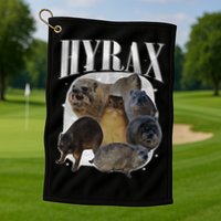 Funny Hyrax Oddly Specific Meme Animal For Family Golf Towel