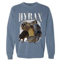 Funny Hyrax Oddly Specific Meme Animal For Family Garment-Dyed Sweatshirt