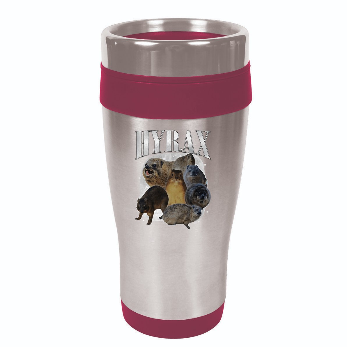 Funny Hyrax Oddly Specific Meme Animal For Family 16oz Travel Tumbler