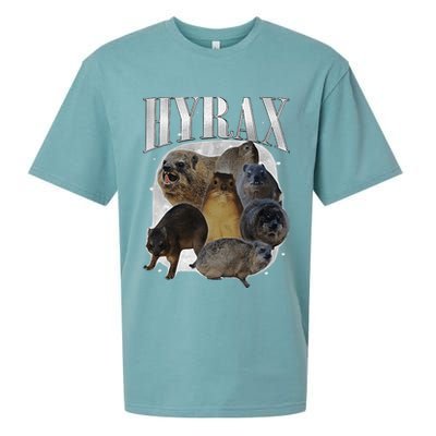 Funny Hyrax Oddly Specific Meme Animal For Family Sueded Cloud Jersey T-Shirt
