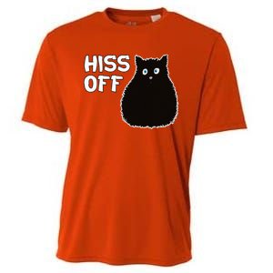 Funny Hiss Off Funny Gift Cooling Performance Crew T-Shirt