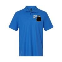 Funny Hiss Off Funny Gift Softstyle Adult Sport Polo