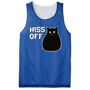 Funny Hiss Off Funny Gift Mesh Reversible Basketball Jersey Tank