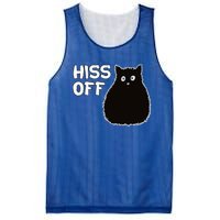 Funny Hiss Off Funny Gift Mesh Reversible Basketball Jersey Tank