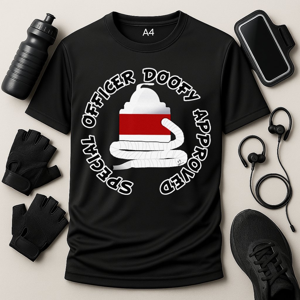 Funny Halloween Officer Doofy Costume Halloween Gift Cooling Performance Crew T-Shirt