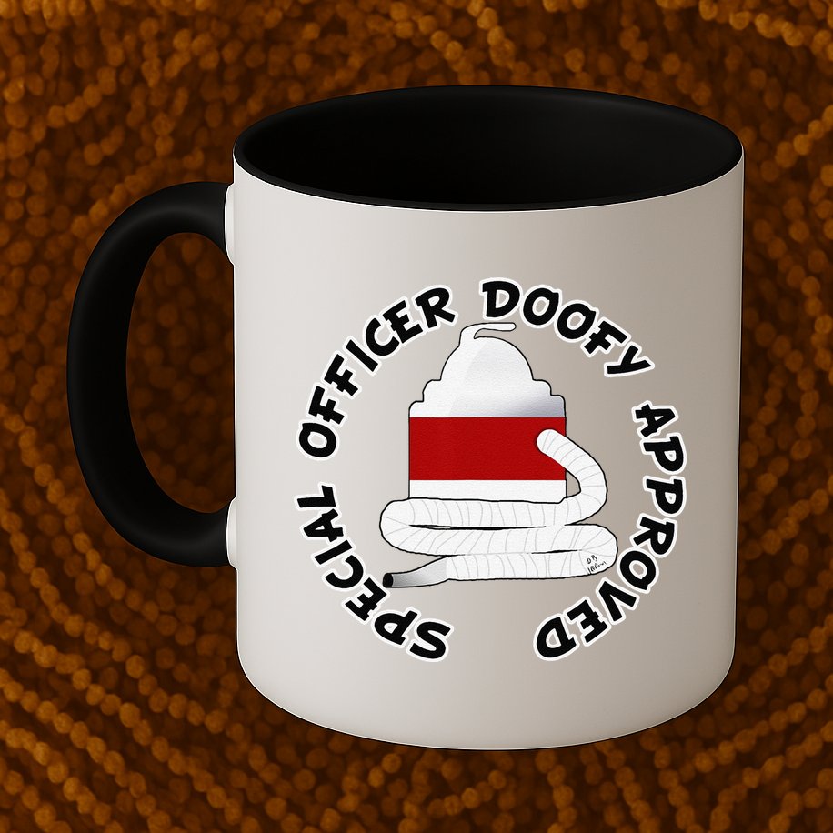 Funny Halloween Officer Doofy Costume Halloween Gift Mug