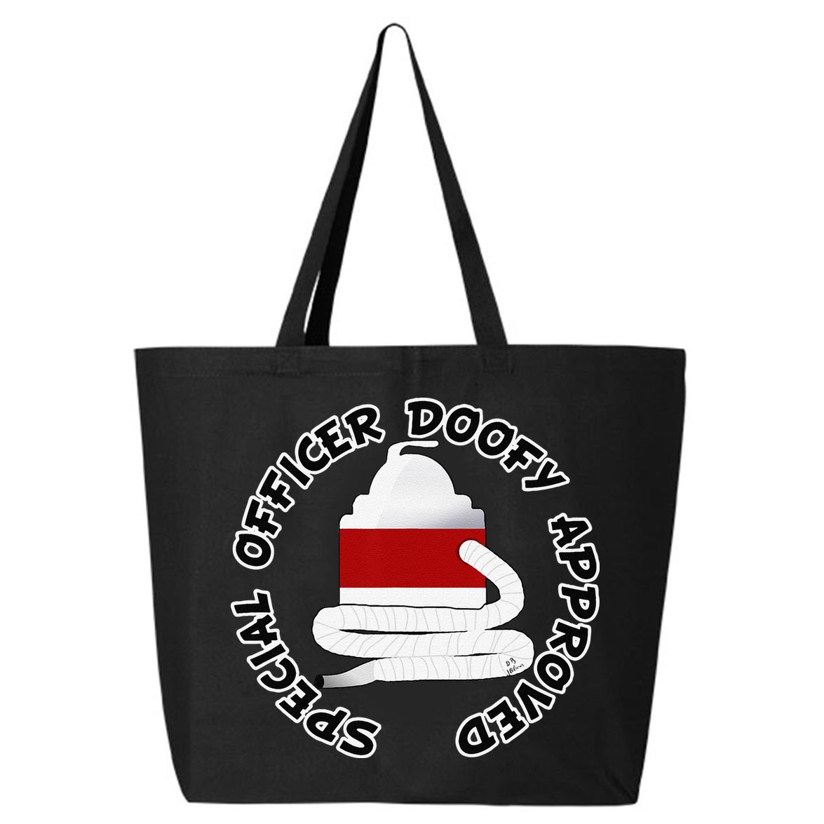 Funny Halloween Officer Doofy Costume Halloween Gift 25L Jumbo Tote