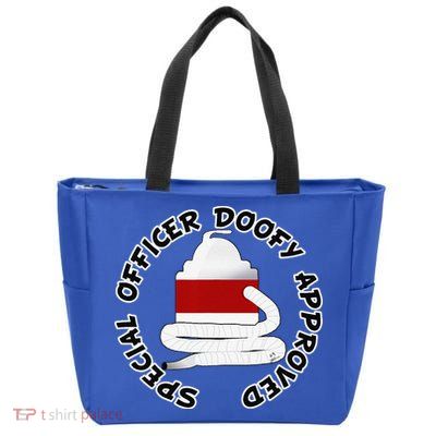 Funny Halloween Officer Doofy Costume Halloween Gift Zip Tote Bag