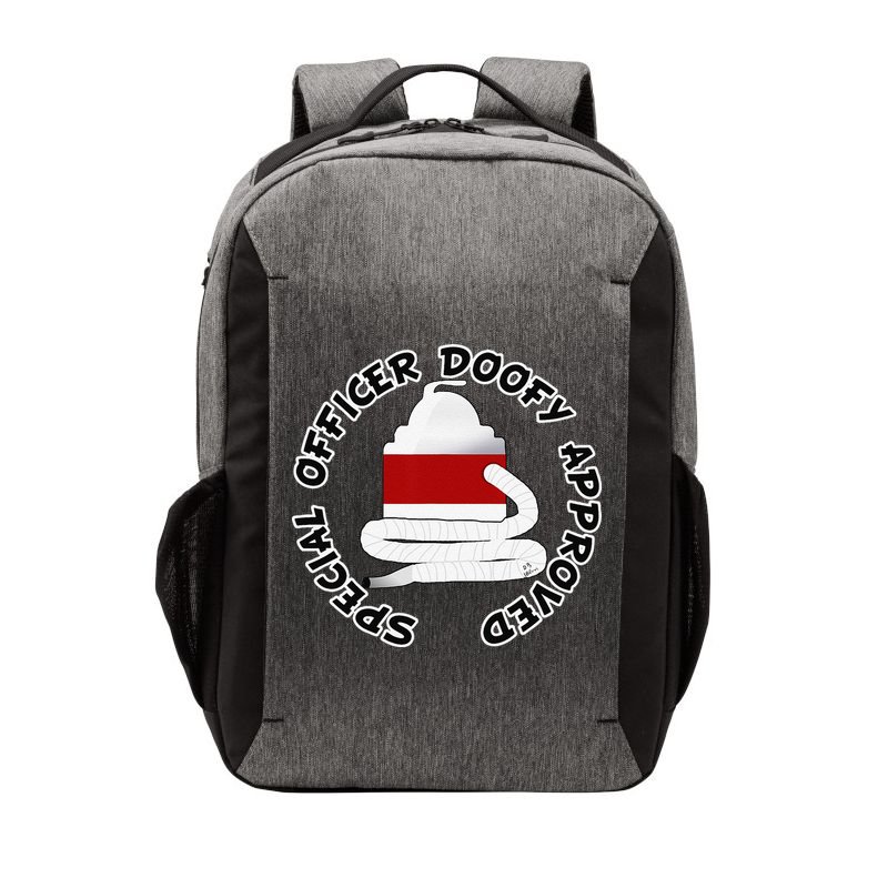 Funny Halloween Officer Doofy Costume Halloween Gift Vector Backpack